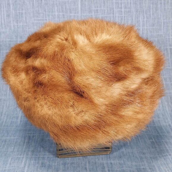 1950\'s Autumn Haze Mink Fur Hat main image 4